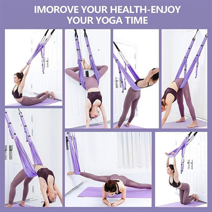Daily Home Stretch Routine✨, Door‑Hanging Yoga Band for Muscle Relaxation & Body Wellness💪