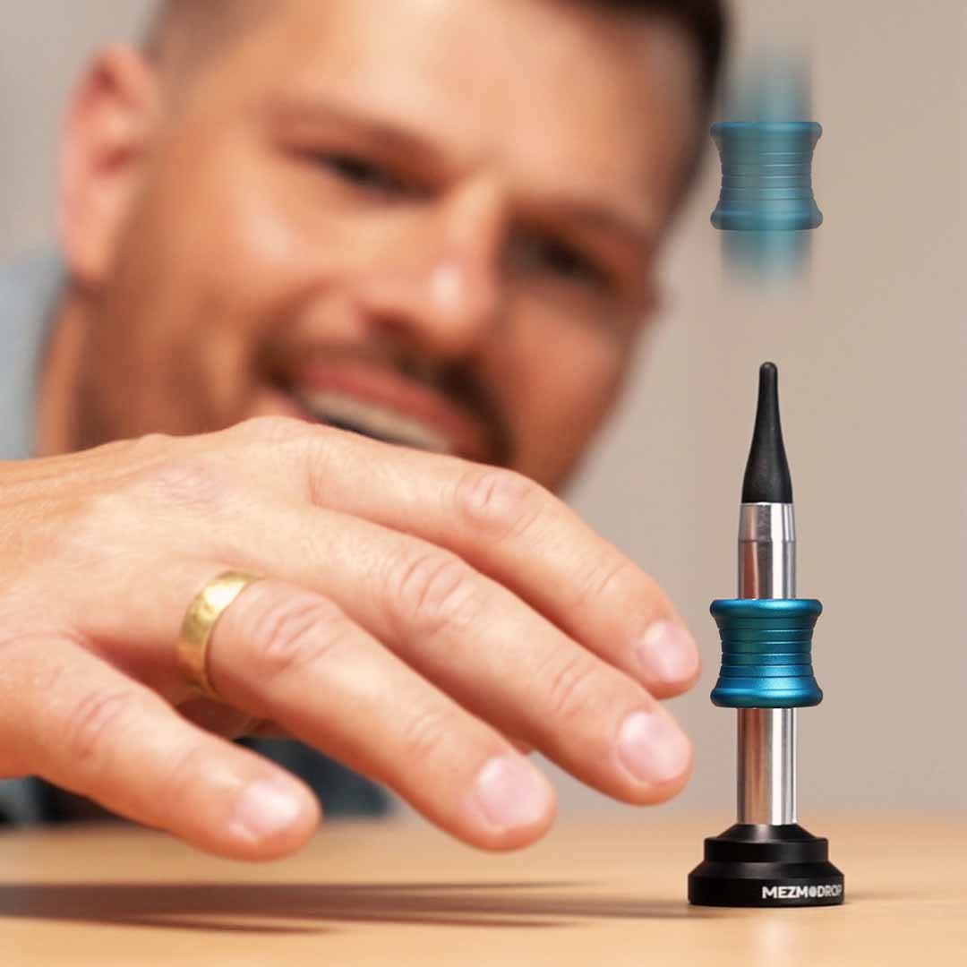MEZMODROP: Kinetic Desk toy That Performs Impossible Landing