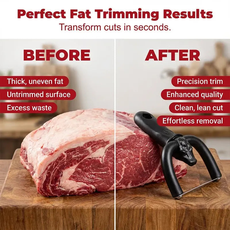 Beef & Pork Slicer-Handheld Meat Fat Trimming Knife
