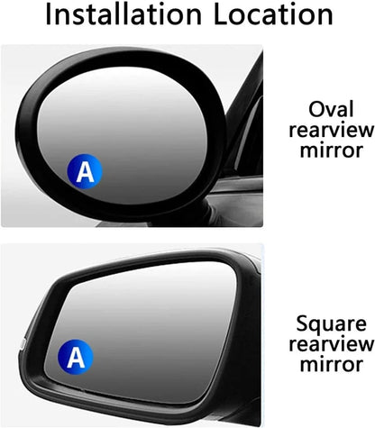 🔄 Car Blind Spot Mirror – See What Your Side Mirror Misses