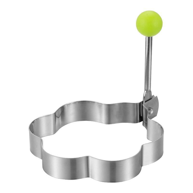 🍳 Stainless Steel Egg Rings and Pancake Molds 5 Shapes