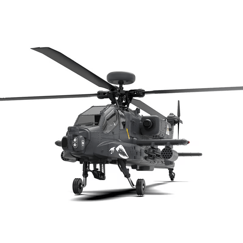 💯YU XIANG F11-S AH64 Apache RC Helicopter 1/32 2.4G 6CH RTF GPS Smart Version