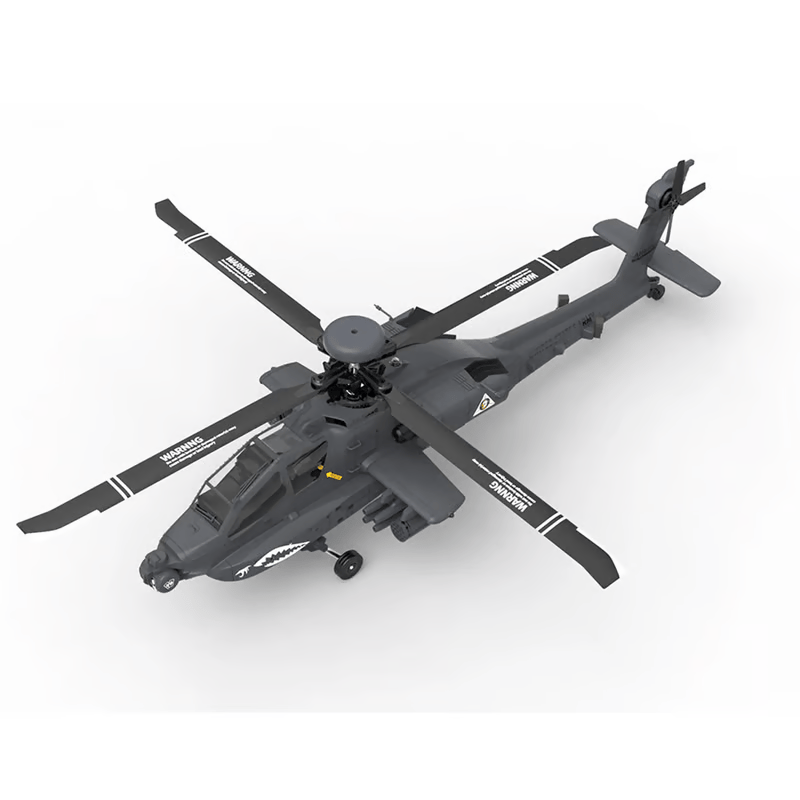 💯YU XIANG F11-S AH64 Apache RC Helicopter 1/32 2.4G 6CH RTF GPS Smart Version