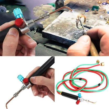 🔥Mini Jewelry Welding Torch Kit | Micro Oxygen Gas Torch with 5 Replaceable Tips