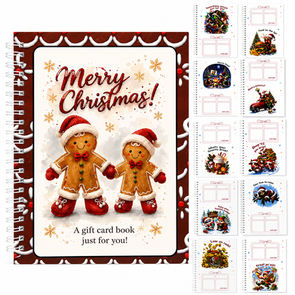 🎄Personalized Christmas Cash Holder Book – Creative Holiday Scavenger Hunt Gift 🎅