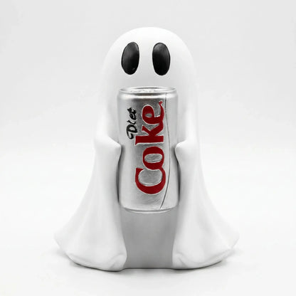 🎃Halloween Sale🎃Ghost Holding Drink Resin Craft Ornament, Home Decor Item