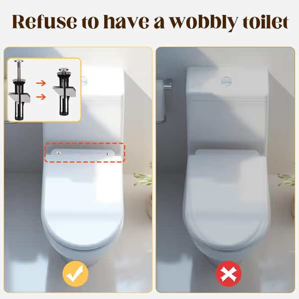 🔥Hot Sale🔥Heavy Duty Toilet Seat Fastener Bolt kit(A Set of 4 Pcs)🔥