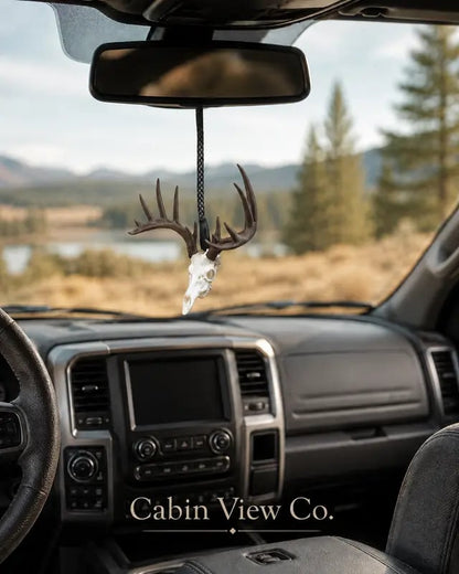 🦌Whitetail Deer Skull Mirror Hanger