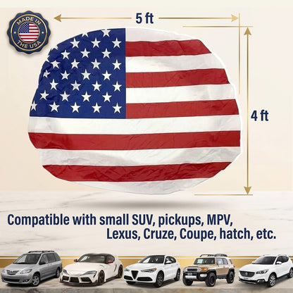 🎉4th Of July Flash Sale 65K+🔥American Car Hood Flag🦅