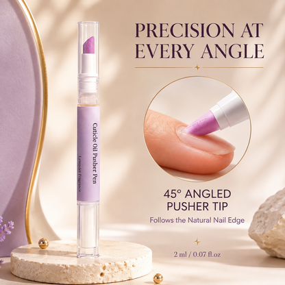 2-in-1 Cuticle Oil Pen — Precision Pusher + Nourishing Oil for Salon-Worthy Nails at Home