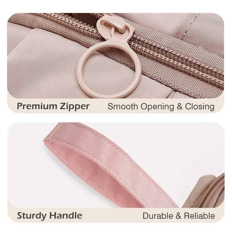 Women's Travel Underwear Packing Cube, Multi-Compartment Portable Luggage Organizer Bag for Lingerie, Bras and Accessories