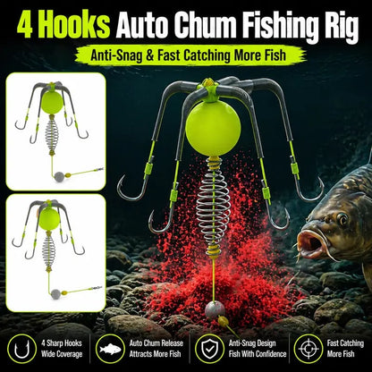 🎣 Anti‑Snag Floating Explosion Hook Rig for Carp & Catfish