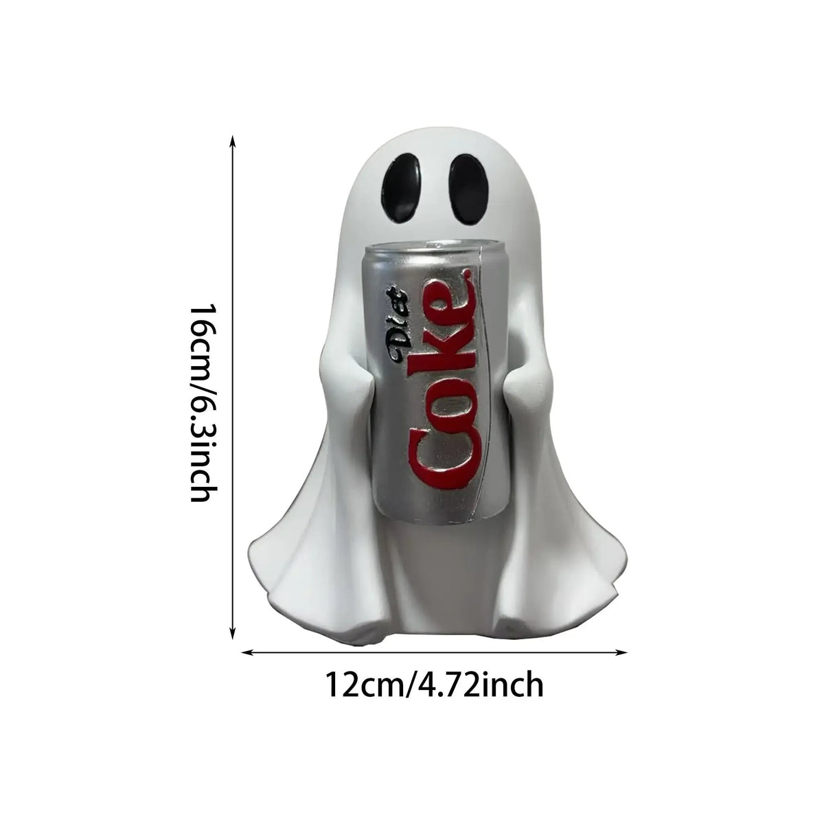🎃Halloween Sale🎃Ghost Holding Drink Resin Craft Ornament, Home Decor Item
