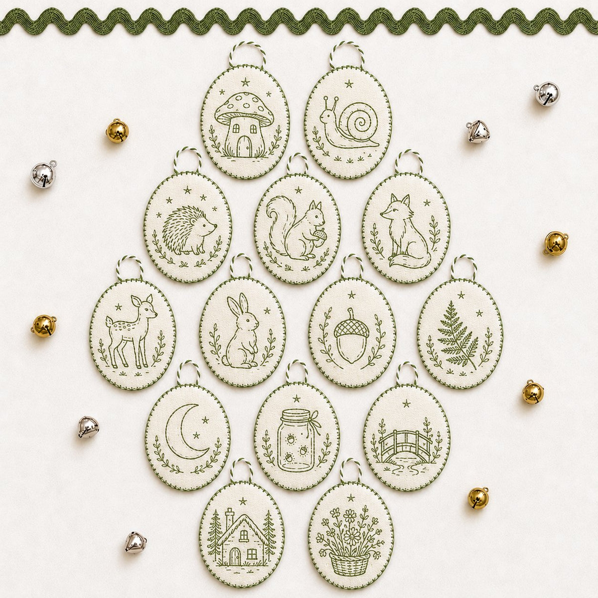 ⏳ Last Day 49% OFF – 🧵Beginner-Friendly DIY Heirloom Oval Embroidery Ornament Kit Collection | Complete Kit with All Tools & Step-by-Step Guide Included 💕