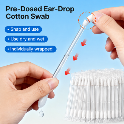 ✨Pet Ear Cleaning Swabs – 100 Pack, Gentle & Alcohol-Free for Dogs & Cats