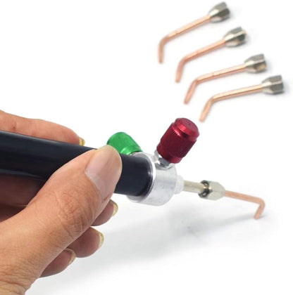 🔥Mini Jewelry Welding Torch Kit | Micro Oxygen Gas Torch with 5 Replaceable Tips