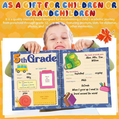 📚 All-Grade School Memory Album | Record Every Kid’s School Milestones🎓