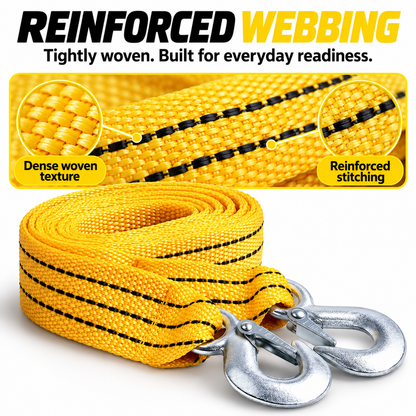 ✨Heavy Duty Emergency Vehicle Recovery Strap with Safety Shackles-🚙Road Rescue Essential for Car & SUV