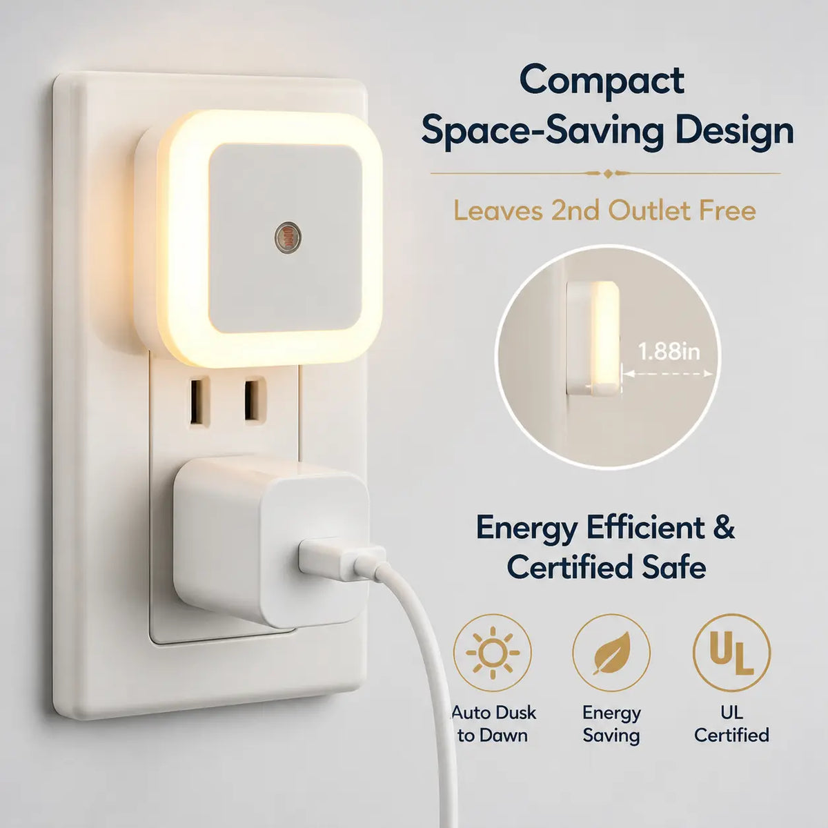 6‑Pack Compact Ultra‑Energy‑Saving Smart LED Night Lights💡 - image 11