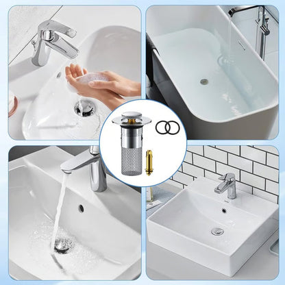 Sink Drain Strainer🚫Clog-Free Drain in Seconds!