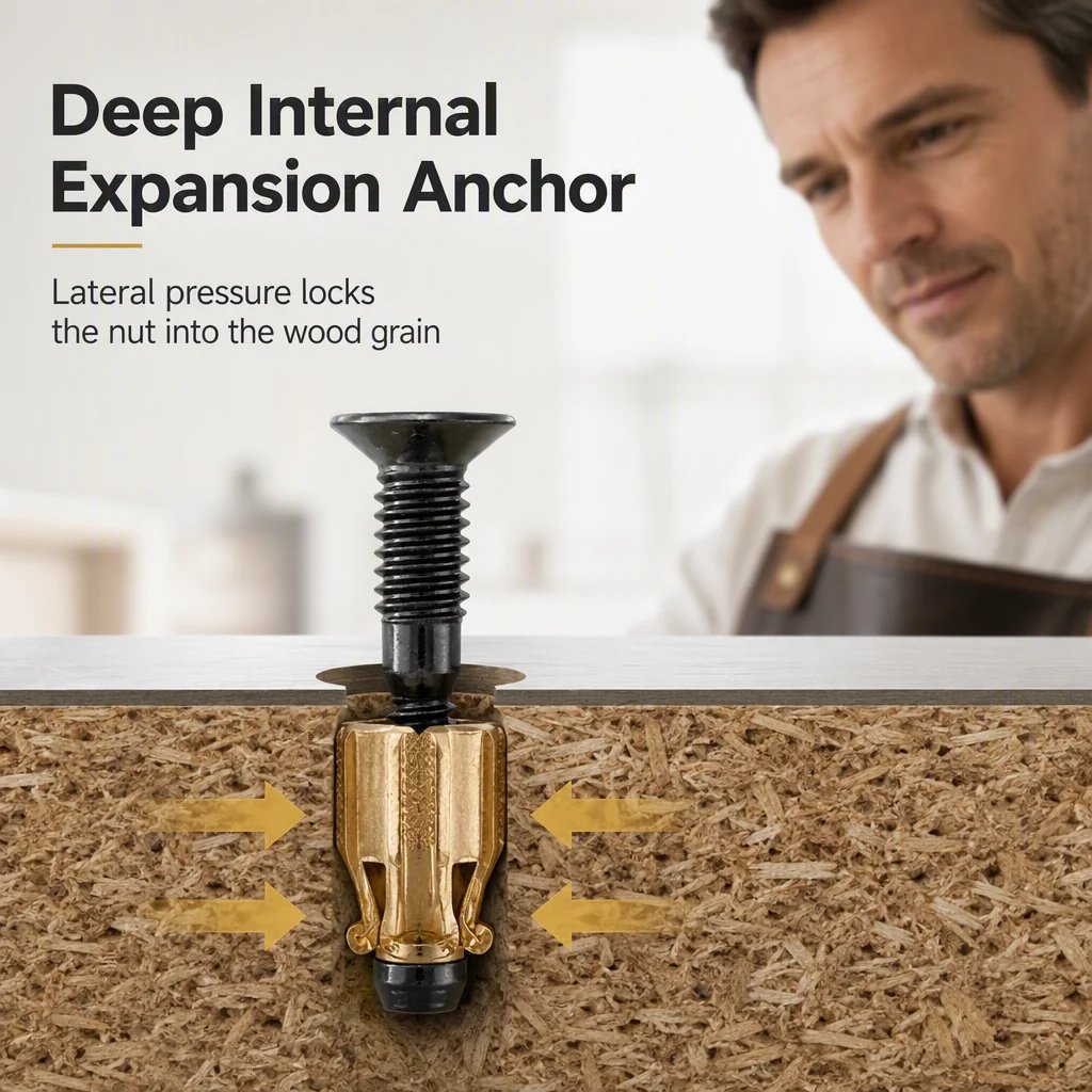 🔩 Heavy-Duty Cabinet Hinge Expansion Repair Kit | Fix Stripped & Loose Doors
