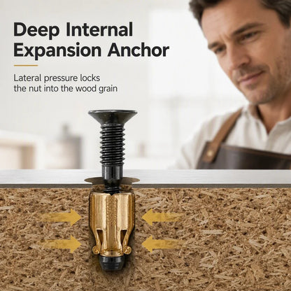 🔩 Heavy-Duty Cabinet Hinge Expansion Repair Kit | Fix Stripped & Loose Doors