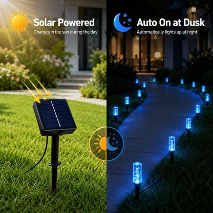 Set of 20 LED Solar Garden Stake Lights