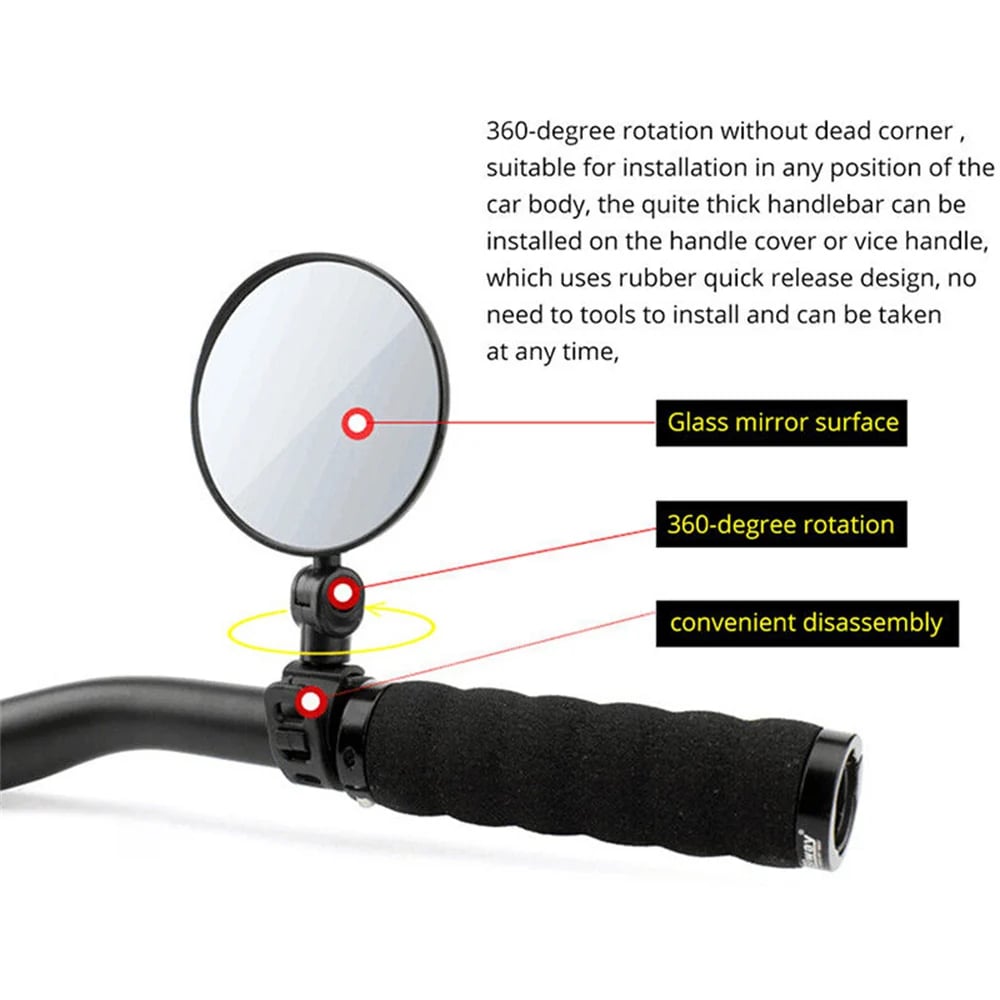 Bike Handlebar Rear View Mirror