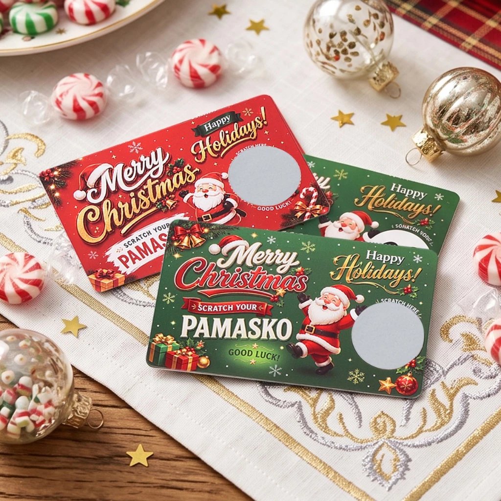 🎅 Christmas Scratch-Off Surprise Cards | Holiday Party Game