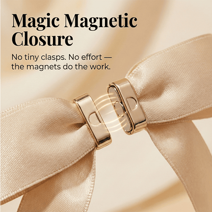 Buy 1 Get 1 Free🎀 The 'Instant Elegant': Magnetic Snap-On Bow Hair Clip