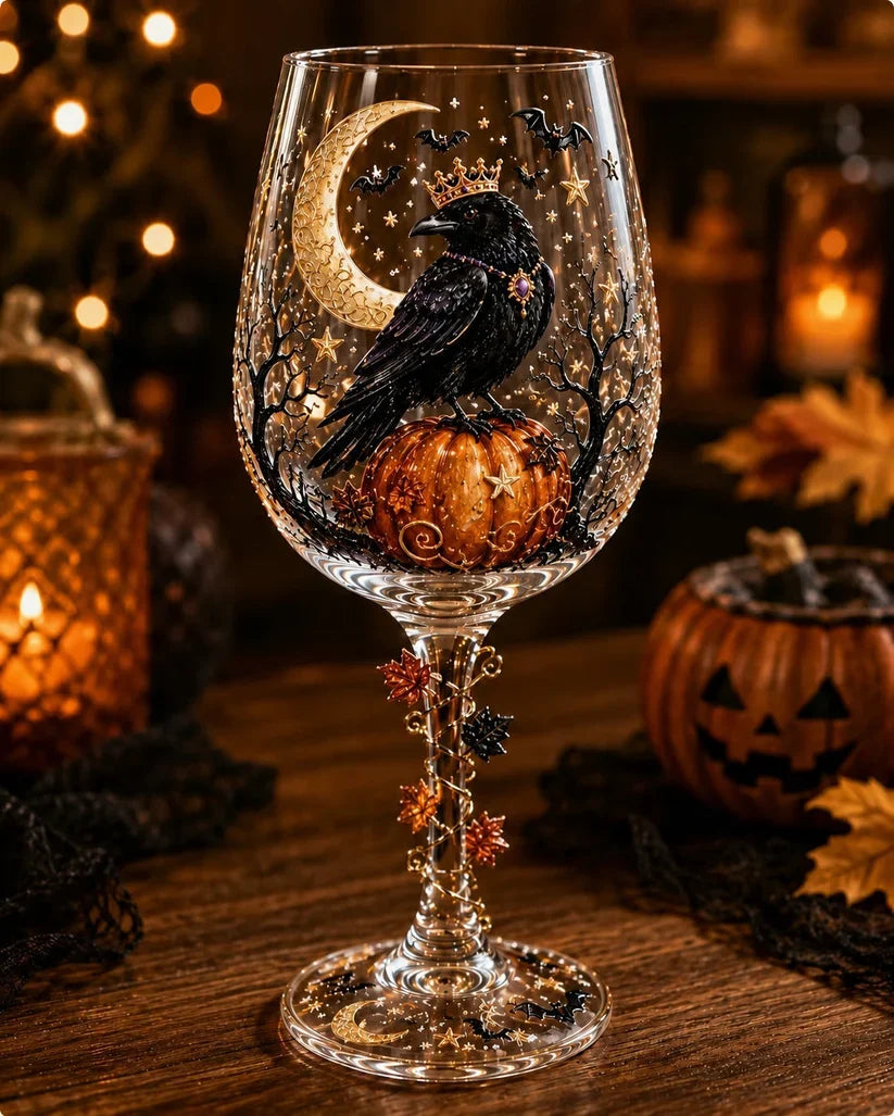 👻🎃Halloween Wine Glass Collection Gift Box Set
