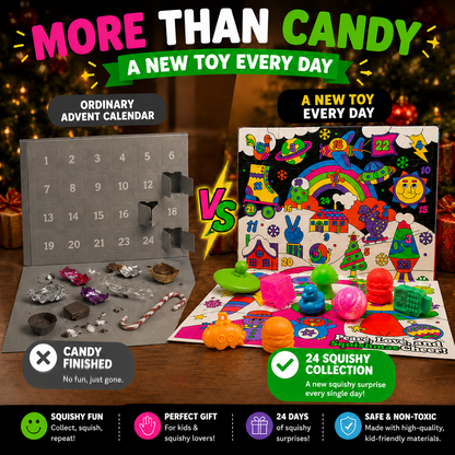 🎄 24-Day Squishy Advent Calendar – A New Surprise Every Day 🎁