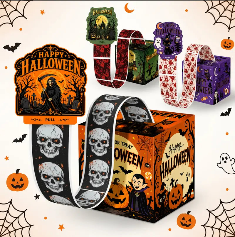 🎃 Halloween Pull-Out Surprise Box – Fun Cash & Gift Reveal Game