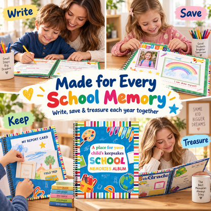 'Capture Every School Year: The Ultimate Kids Memory & Keepsake Book 📖'