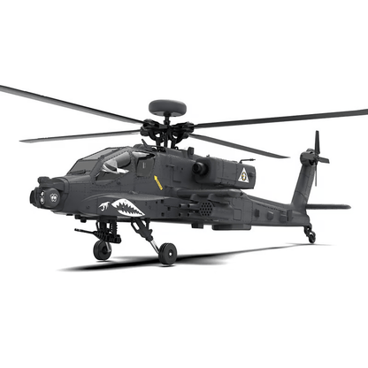 💯YU XIANG F11-S AH64 Apache RC Helicopter 1/32 2.4G 6CH RTF GPS Smart Version