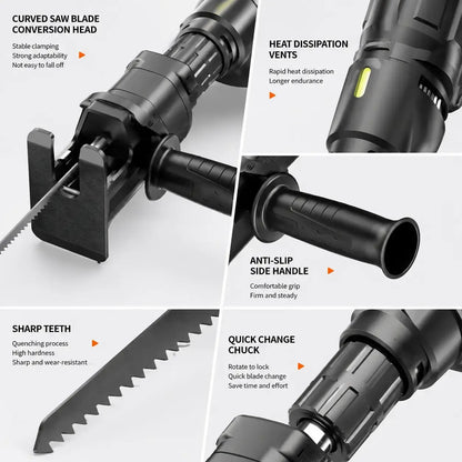 🔧1 Count Reciprocating Saw Attachment for Drill