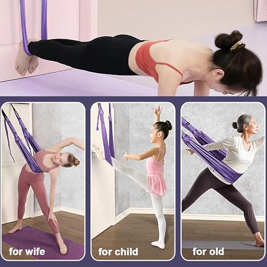 Daily Home Stretch Routine✨, Door‑Hanging Yoga Band for Muscle Relaxation & Body Wellness💪