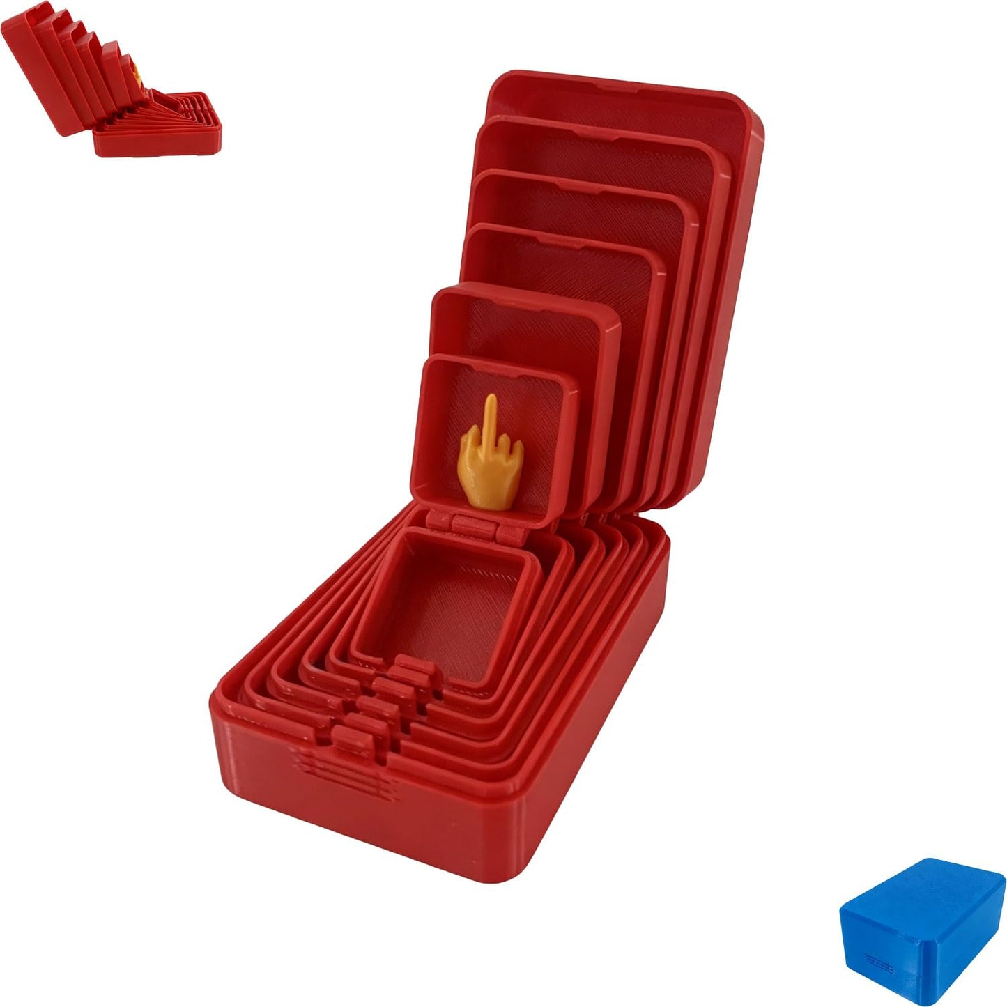 Multi-Layer Nesting Surprise Gift Box, 3D Printed Boxes Inside Boxes