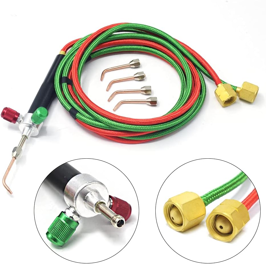🔥Mini Jewelry Welding Torch Kit | Micro Oxygen Gas Torch with 5 Replaceable Tips