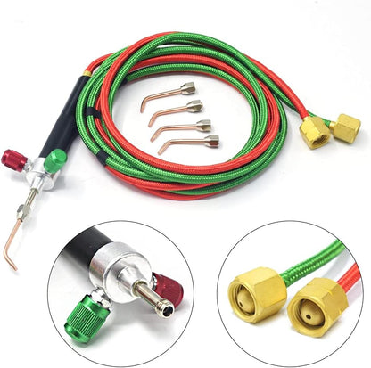 🔥Mini Jewelry Welding Torch Kit | Micro Oxygen Gas Torch with 5 Replaceable Tips