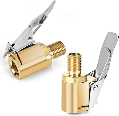 🛠️8mm Tire Air Chuck with Clip Adapter, No Leakage Tire Chucks for Vehicle Inflator Compressor Pump Connect Accessories Tool