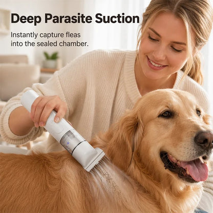 ⏰LIMITED TIME PRICE🔥Electric Pet Grooming Comb🐕Keep your furry friends away from mites, fleas and tangled fur！