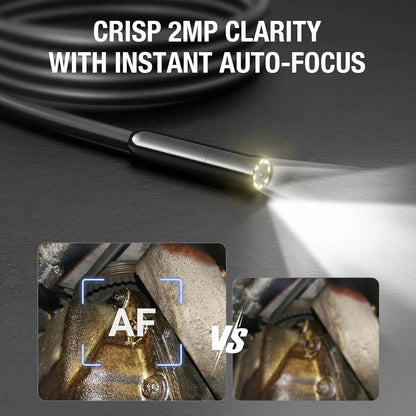 🔎 Plug-and-Play Endoscope Camera - Compatible with Android & iPhone & ipad for Direct Connection