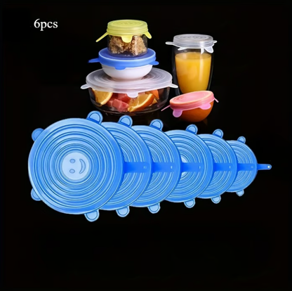 🔥Adpartner Silicone Lids for Food Storage (6-Pack)