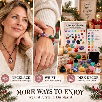 Crystal Advent Calendar - 24 Days Gemstone Gift Box 🎁