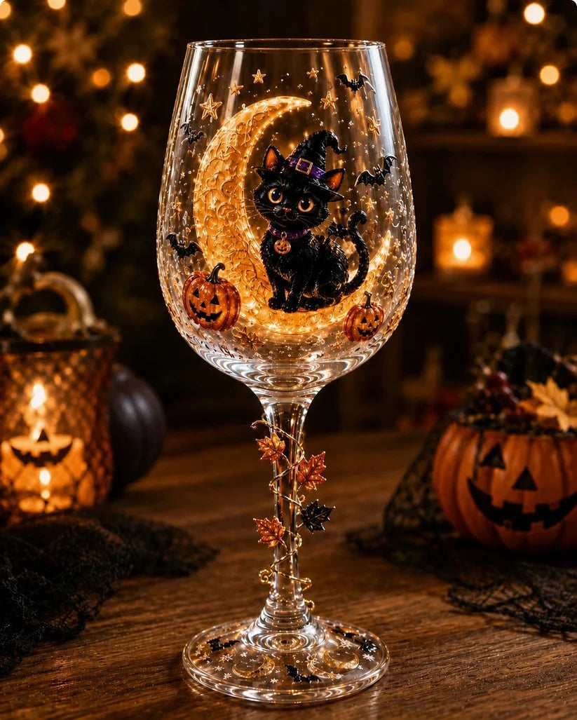 👻🎃Halloween Wine Glass Collection Gift Box Set