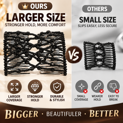 🪄 Stretchy Magic Hair Clip & Easy Bun Maker Hair Accessory