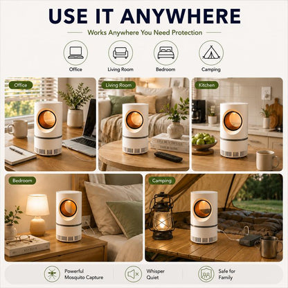 Chemical Free Safe for Kids Pets, Indoor Bedroom Mosquito Killer