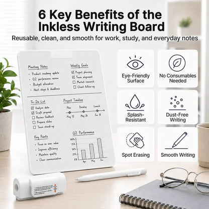 ✨ ✏️Reusable Magnetic Doodle Board | Ink-Free Paperless Writing Notepad