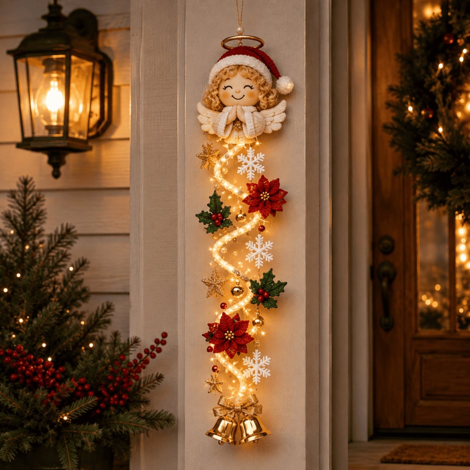 🎄Merry Cascade Glowing Christmas Door Hanger